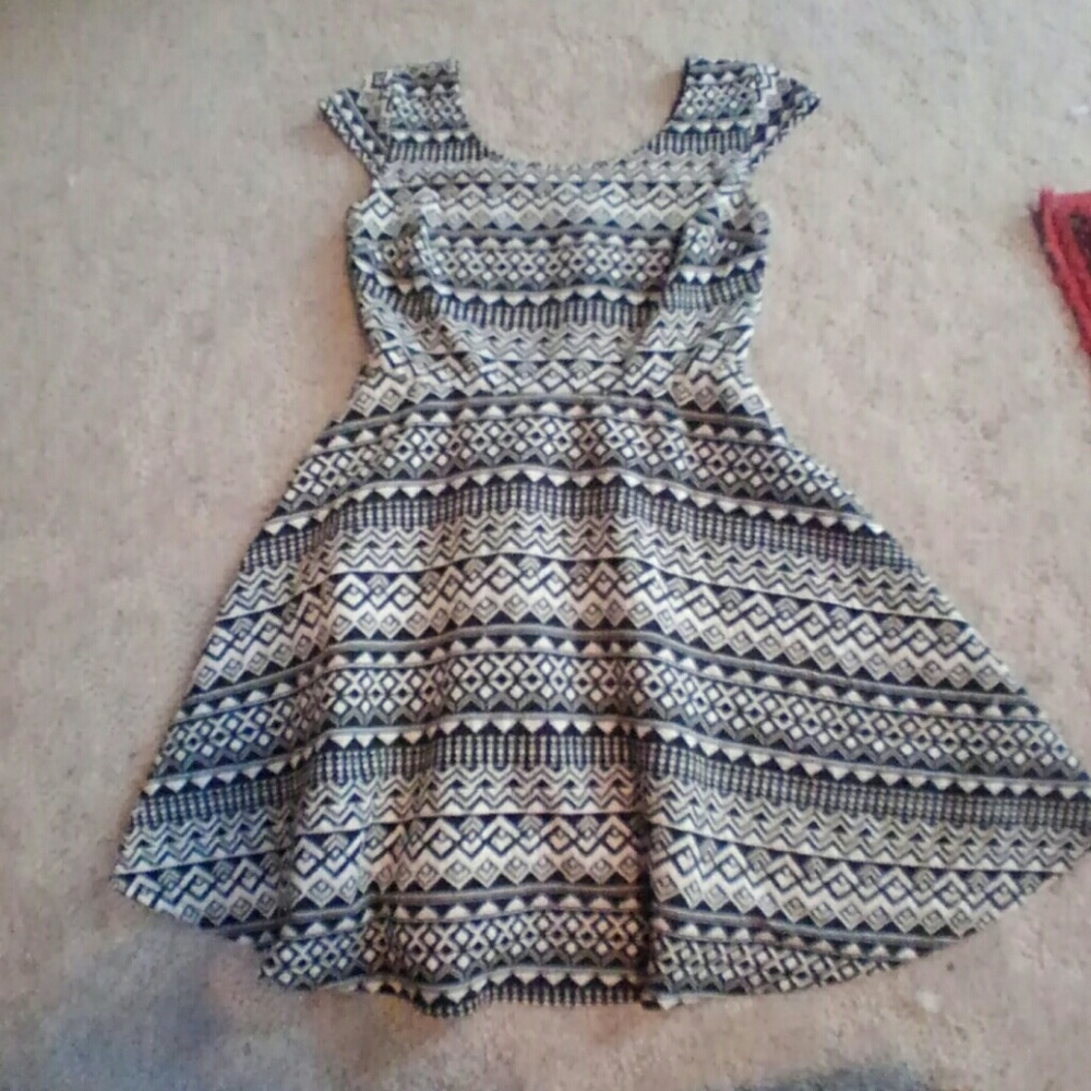 Black and white dress